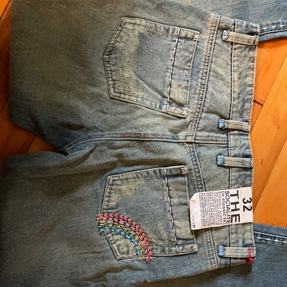 NWT Joe’s Jeans with Rainbow Embroidery